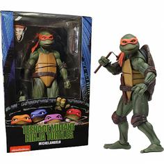 Фигурка Микеланджело Черепашки Ниндзя TMNT Michelangelo фигурка NECA No Brand