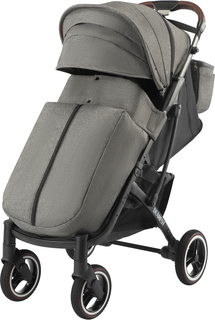 Прогулочная коляска Yoya Dearest 818 Plus Super Wheels 2023 Premium Black Grey с сумкой