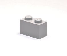 Деталь LEGO 4211388 Кирпичик 1X2 серый 50 шт