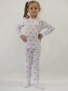 Пижама детская Guahoo G25-3122SETW002, белый, 110