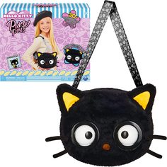 Игрушка интерактивная сумочка для девочки Hello Kitty Chococat, звук