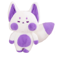Мягкая игрушка Лиса Кицунэ Геншин Импакт Genshin Impact фиолетовая Plush Story