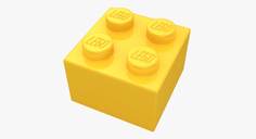 Кубик для хранения LEGO Storage Brick 4 – Желтый
