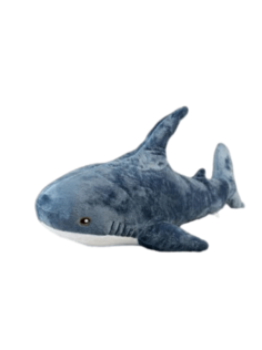 Мягкая игрушка Plush Story Акула, цвет синий No Brand