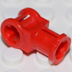 Деталь LEGO 4118897 Захват с крестовинным отверстием красный 50 шт.