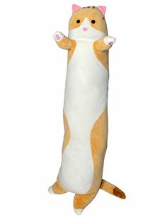 Мягкая игрушка кот батон 90 см рыжий длинная большая плюшевая Игрушкофф