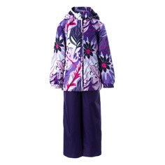Комплект верхней одежды Huppa YONNE, 34053-лиловый с цветами, 122