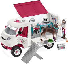 Игровой набор Ветеринарный фургон с ганноверским жеребенком Schleich Horse Club, 42439
