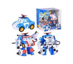 Трансформер Silverlit Robocar Poli 10 см с костюмом астронавта