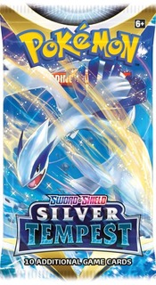 Дополнение Nintendo для Pokemon ККИ: Бустер Sword and Shield Silver Tempest на английском