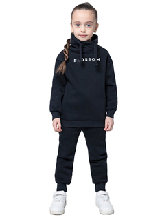 Костюм спортивный детский NIKASTYLE 7т11023, черный, 116