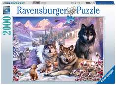 Пазл Ravensburger 2000 Волки в снегу, арт 16012