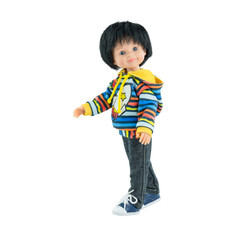 Кукла Paola Reina Унай в джинсах и худи с ракетой, 32 см