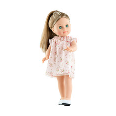 Кукла Paola Reina Soy Tu Эсти в коротком платье с цветами, 42 см
