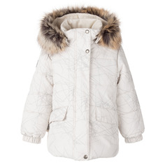 Куртка детская KERRY ELIZA, 1017-кремовый со светоотражающим рисунком, 110