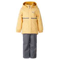 Комплект верхней одежды детский KERRY LIISA, 1060-желтый со светоотражающим рисунком, 116