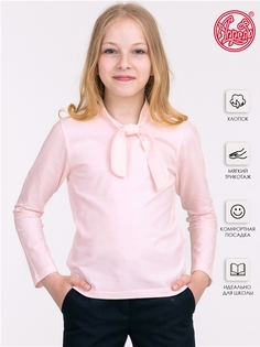 Лонгслив детский Апрель 1ДДЛД1934804, нежно-розовый110, 122