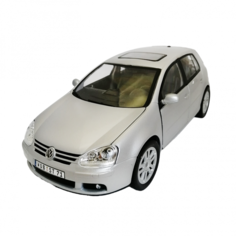 Коллекционная модель автомобиля Volkswagen Golf V Bburago 1/18 металл 18-11009 silver