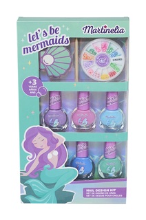 Набор детской косметики для ногтей Martinelia Nails Perfect Set Lets Mermaid 7 пр. 11931