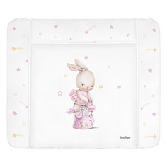 Матрасик для пеленального столика INDIGO детский, непромокаемый 920*730, балет