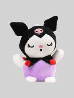 Мягкая игрушка Plush Story брелок, Куроми спит Kuromi Onegai My Melody 12 см.