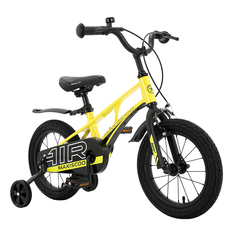 Двухколесный Велосипед MAXISCOO AIR STANDARD 14 Желтый + Доп Колёса 2023