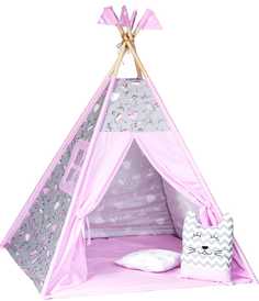 Детская игровая палатка Вигвам BabyLin с ковриком Полный набор