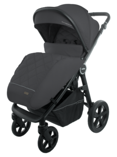 Коляска прогулочная детская Indigo CORSA всесезонная складная, графит
