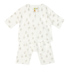 Комплект одежды детский Сонный гномик Самурай, белый, 74