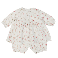 Комплект одежды детский Сонный гномик Сакура, белый, 74