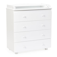 Комод детский Bebizaro REGENCY «FOUR» белый WHITE