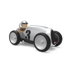 Игрушечная гоночная машинка Baghera, серебристая