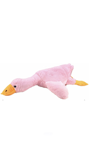 Мягкая игрушка Гусь обнимашка Emily 130 см розовый