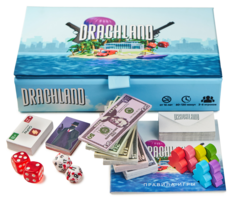 Настольная игра DRACHLAND для компании и семьи Космическая Игуана