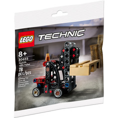 Конструктор Lego Technic 30655 Вилочный погрузчик с поддоном, 78 дет (polybag)