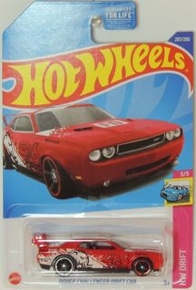 Машинка Hot Wheels Хот Вилс 207250 DOODGE CHALLENGER DRIFT CAR, HCX80-R521