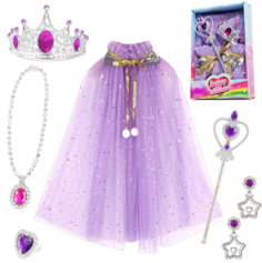 Детские карнавальные аксессуары ROYAL FELLE Принцессы 1304 фиолетовый