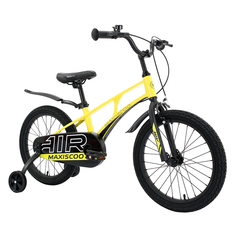 Детский Двухколесный Велосипед AIR STANDARD 18 Желтый Maxiscoo
