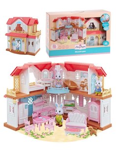 Игровой набор Mary Poppins дом с мебелью и питомцами "Милый дом", 453304