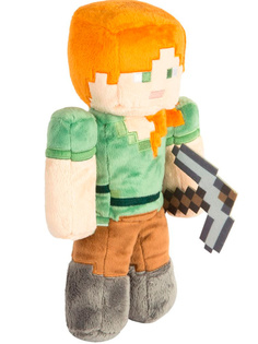 Мягкая игрушка StarFriend Алекс с киркой Minecraft (30 см)