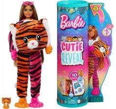 Кукла Barbie Cutie Reveal Серия тропических лесов Тигр HKP99