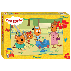 Мозаика puzzle 35 MAXI Три кота new 2 АО СТС