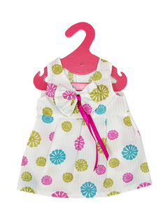 Одежда для куклы, пупса 38-43 см Платье Цветочная поляна No Brand
