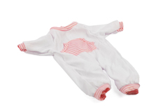 Одежда для куклы, пупса 34-38 см Комбинезон розовый No Brand