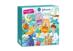 Подарочный набор для детей Johnsons Baby Детский шампунь Сильные локоны и Гель для душа 3