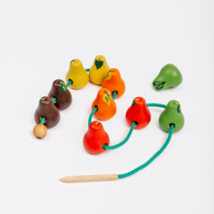 Игра Шнуровка Mag Wood Груши Развивающая игрушка в подарок для детей