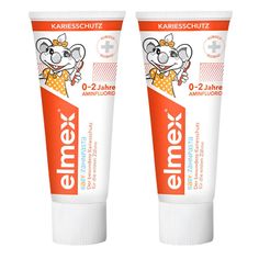 Комплект Зубная паста Elmex Childrens для детей 0-2 лет, 50 мл. х 2 шт.