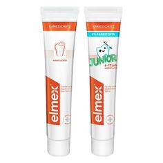 Набор Зубных паст Elmex Junior для детей 6-12 лет 75 мл. Защита от кариеса 75 мл