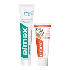 Набор Зубных паст Elmex Childrens для детей 0-2 лет 50 мл. Сенситив плюс 75 мл.