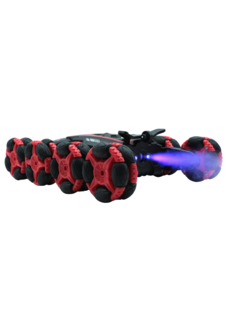 Машинка на радиоуправлении Willesu toys трюковая дрифт-вездеход с дымом Lazer красная